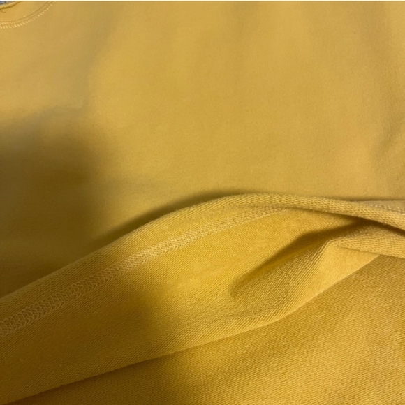 XS ALO Yoga Mustard Yellow Move Tank Sleeveless Mock Neck Women's Top - Picture 5 of 7